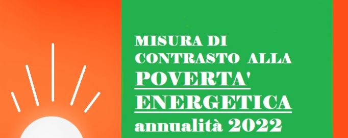 AVVISO PUBBLICO 'POVERTA' ENERGETICA'