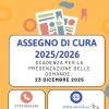 'ASSEGNO DI CURA PER ANZIANI NON AUTOSUFFICIENTI' ANNO 2025/2026